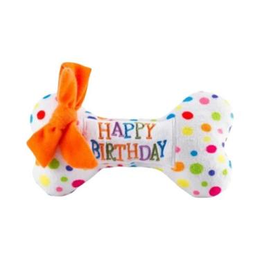 Imagem de Brinquedo De Bolo De Aniversário Para Cães Grandes, Pelúcia Macia Com 