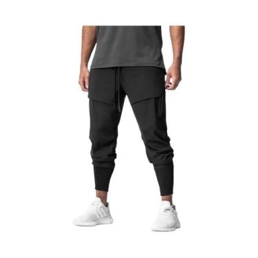 Imagem de Calças Cargo Masculinas De Verão De Secagem Rápida, Soltas, Elásticas,