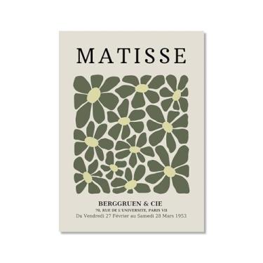 Imagem de Picasso Matisse Flor Bauhaus William Morris Arte de Parede Pintura em Tela Mercado de Flores Galeria Cartazes Impressões Modernas para Decoração de Sala de Estar (SKU2,50.8x76.2 cm =(50x75cm), Sem