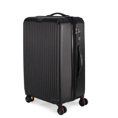 Imagem de Mala Média em ABS Com 4 Rodas 360 - AeroMalas Jeri, Preto