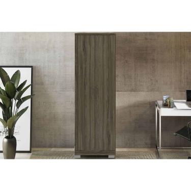 Imagem de Armário Multiuso Lavanderia 424 c/ 2 Portas e Pés Legno - Carraro