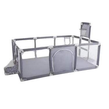 Imagem de Cercadinho Bebê Grande Chiqueirinho Infantil Cercado 180X120cm Com Gol