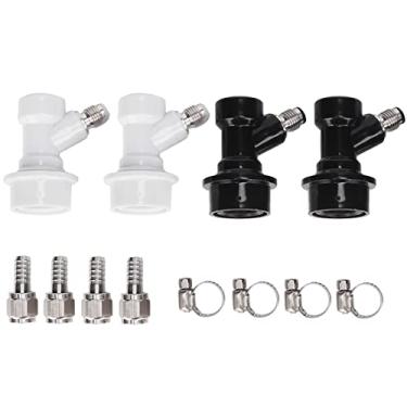 Imagem de Ainoli 4 PCS Rosca Bola Bloqueio Barril Acessórios Conector Plástico com Adaptador Braçadeira