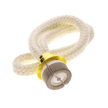 Imagem de Stgfyxgs Pavio para Lamparina a óleo com Fragrância para Queimador Catalítico - Uma Atmosfera Especial. Um Presente, Ouro, Tamanho real