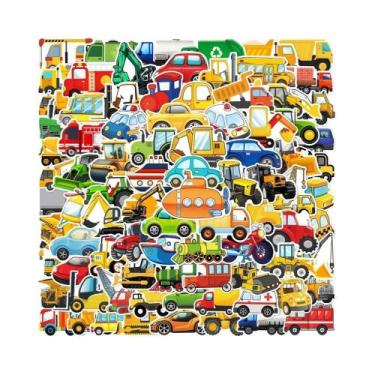 Imagem de Adesivos De Caminhão De Construção Para Crianças, 10, 30, 60, 120PCS, 