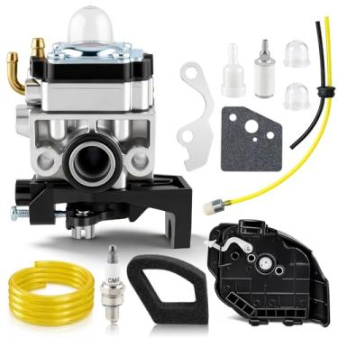 Imagem de Carburador de 224 L para Husqvarna 324 L 324 HDA 55X 324 LDX 524 R 324 RX Aparador de Soprador Substituto # 531008681, com kit de reconstrução de tampa de filtro de ar