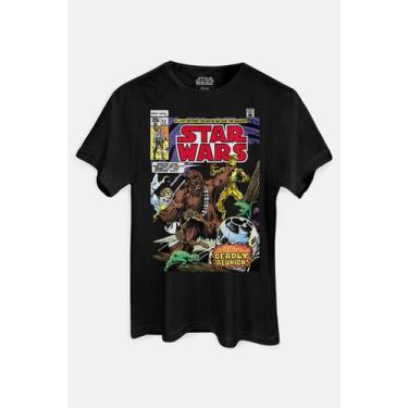 Imagem de Camiseta Star Wars Capa Quadrinhos 13 Deadly Reunion - Piticas, G3, Pr