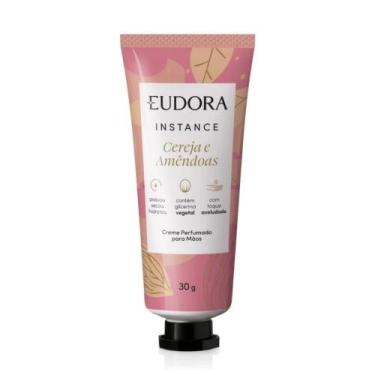 Imagem de Creme Hidratante para Mãos Perfumado de Cereja Amêndoa 30g Secagem Ráp