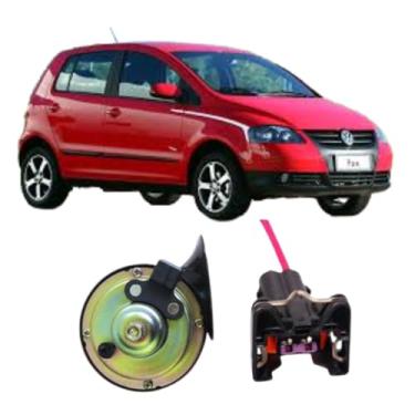 Imagem de BUZINA AUTOMOTIVA CARACOL COM CONECTOR 2 PINOS (UNITÁRIA) PARA FOX 2003 >2009 - TIGER AUTO