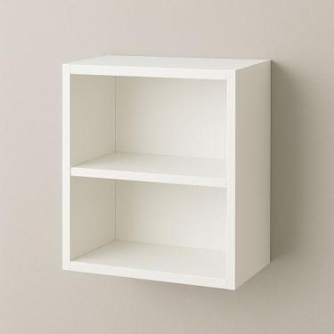 Imagem de Nicho com Prateleira  30x45x15cm em MDF Branco TX 15mm - Casa Wood