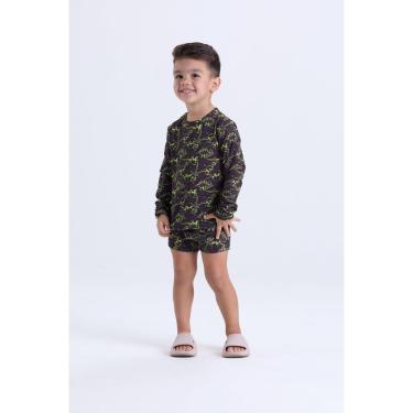 Imagem de Conjunto Moda Praia Infantil Masculino Dinossauro-Masculino