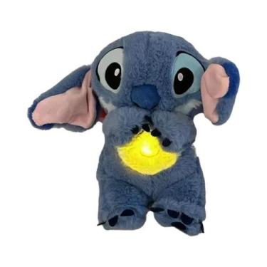 Imagem de Mochila De Pelúcia Angel 28cm Disney Com Luzes, Música E Airbag Kawaii