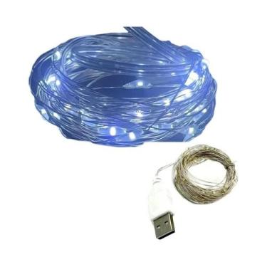 Imagem de Luzes De Fada LED À Prova d'Água Com Fio De Cobre Para Decorações De N