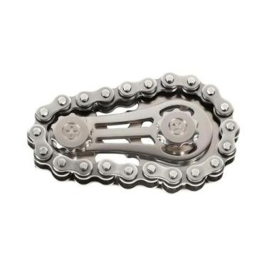 Imagem de Fidget Spinner De Metal Com Correntes De Bicicleta E Roda Dentada, Bri