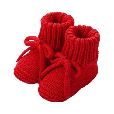 Imagem de Meias De Tricô Para Bebês Com Laços De Princesa, Comprimento Até O Joe