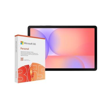 Imagem de Tablet Samsung Galaxy S10 Lite 10.9" Android 15 128GB Exynos 1380 Wi-fi 8MP Caneta S Pen Capa Protetora Cinza + Microsoft 365 Personal