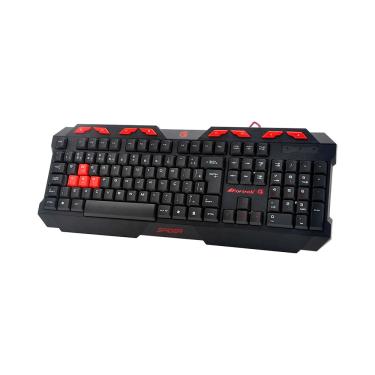 Imagem de Teclado Gamer Fortrek Spider GK706 Preto/Vermelho - AC2404
