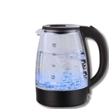 Imagem de Chaleira Elétrica de Vidro 1,8L Potencia 1000W, 110v – Aquecimento Rápido, Desligamento Automático, Base Elétrica 360°, Ideal para Chá, Café e Uso Diário