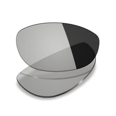 Imagem de Mryok Lentes de reposição UV400 para óculos de sol Oakley Blender OO4059, HD Polarized, proteção UV, resistente a impactos e perfeitamente ajustado - Cinza fotocromático anti luz azul
