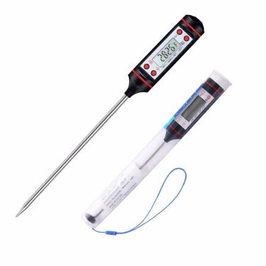 Imagem de Termômetro Culinário Digital com Espeto Inox 24 cm Alimentos