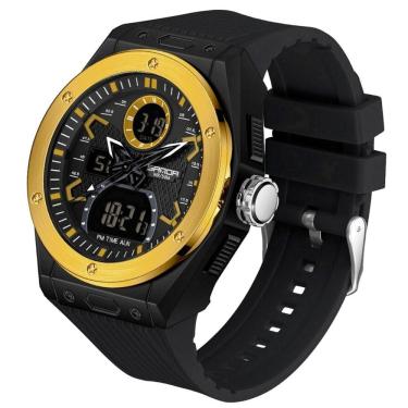 Imagem de Relógio Masculino Dupla Exibição Digital A Prova D`Água