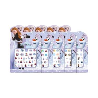 Imagem de Adesivos De Unha 3D De Personagens Disney: Princesas Frozen (Elsa E An