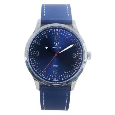 Imagem de Relógio Masculino Tuguir Analógico TG221 Azul e Prata-Masculino