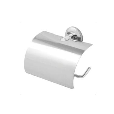 Imagem de Papeleira Com Tampa Inox Crhome Clius Metais