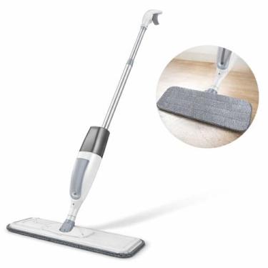 Imagem de Mop Spray Inox Com Reservatório Rodo Mágico Limpa E Seca 360 - A Casa 