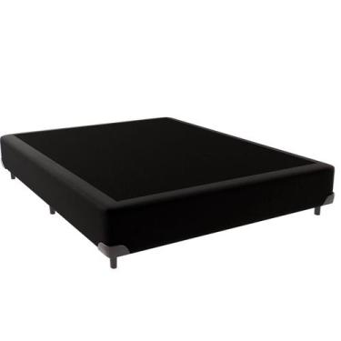 Imagem de Base Box Viúvo Especial 120x188 Preto Outlet dos Sonhos 37x120x188