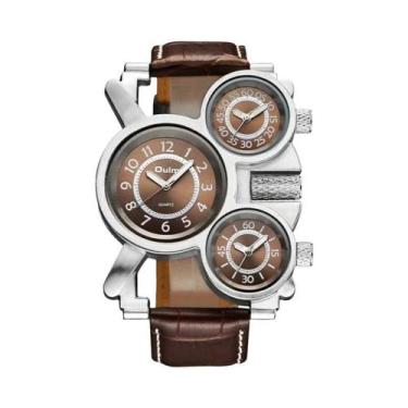 Imagem de Relógio Masculino À Prova d'Água Com Mostrador Grande, Pulseira De Cou