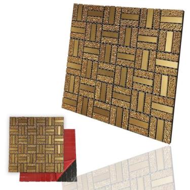 Imagem de Pastilha De Vidro Adesiva Parede Cozinha Lavabo Banheiro Sala Decorati