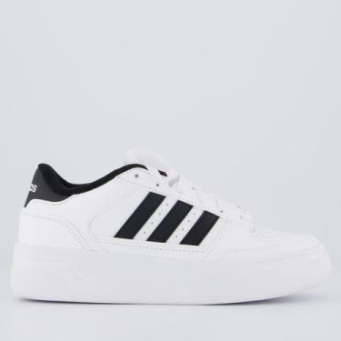 Imagem de Tênis Adidas Break Start Bold Feminino Branco e Preto, 38