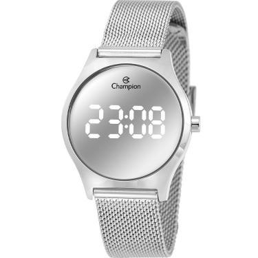 Imagem de Relógio Champion Feminino Digital Prata Ch48171q