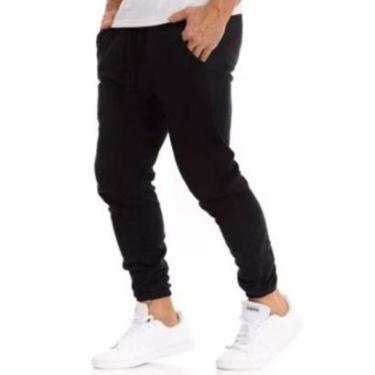 Imagem de Calça Moletom Jogger Vekyo Flanelado Inverno Moda Casual Masculina-Masculino