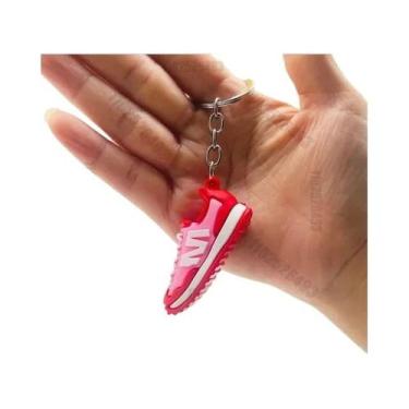 Imagem de Chaveiros De Tênis Masculinos Mini Fofos E Estilosos, 6 Peças, Em PVC,