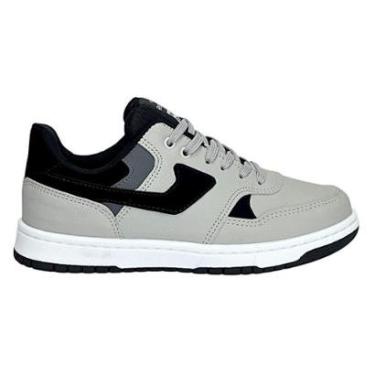 Imagem de Tênis Redikal Skate Masculino RKT595 Cinza/Preto-Masculino