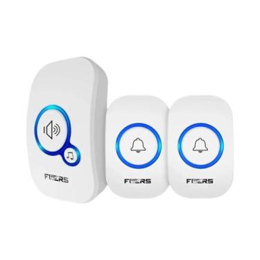 Imagem de Campainha Inteligente Sem Fio À Prova d'Água Com 32 Melodias, Alarme D