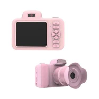 Imagem de Câmera Digital Infantil 1080P Com Lente Longa, Zoom, Flash E Tela De 2