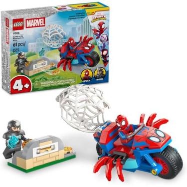 Imagem de Lego Marvel Spidey em sua Motocicleta vs Rhino 11206
