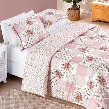 Imagem de Kit completo edredom bouti king+jogo de lençol 7 peças - MORADA DOS EN