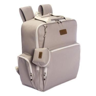 Imagem de Mochila Exclusiva Amêndoa com Porta Chupeta - 01 peça - 002 CHEIRINHO 