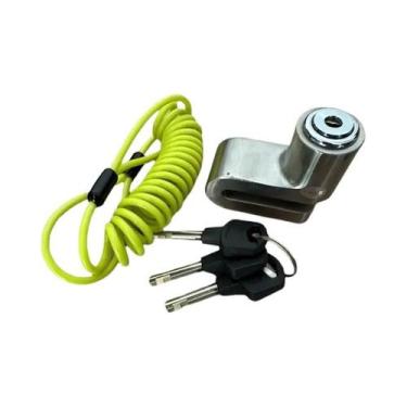 Imagem de Trava De Disco Para Motocicleta, Bicicleta E Scooter Em Aço Inoxidável