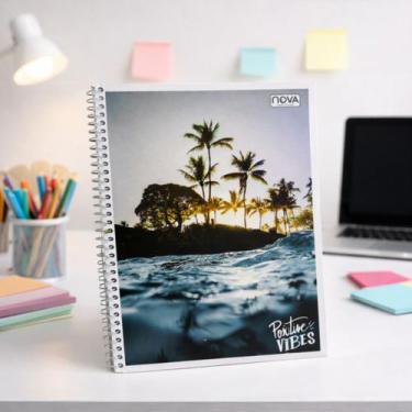 Imagem de Caderno Universitário Grande Capa Flexível 1 Matéria 96FLS Positive Vi