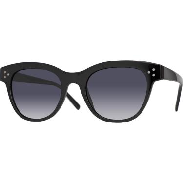 Imagem de Óculos de Sol Redondo Feminino Preto Dark UV400 Polarizado 6147-Feminino