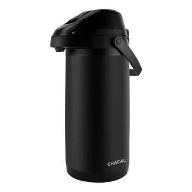 Imagem de Garrafa Térmica Inox 5,0 Litros Tereré Chimarrão Bebidas Cor Preto - C