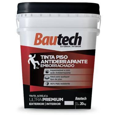 Imagem de Tinta Piso AntiDerrapante 20 Kilos Platina - 37013 - BAUTECH