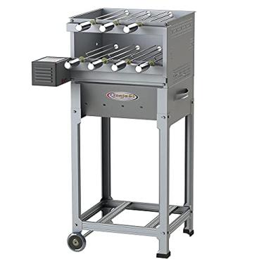Imagem de Churrasqueira Itagrill Plus Luxo Itajobi Inox 7 Espetos Elétricos Giratório