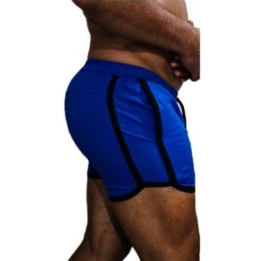 Imagem de Shorts Masculino Alvez Alves Com Viés Lateral (modelo 2026), Azul roya