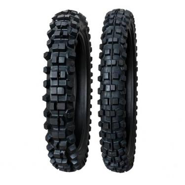 Imagem de Kit Pneus 100/100-18 + 90/90-21 Para Tornado 250, XRE 300 - Black Tyre